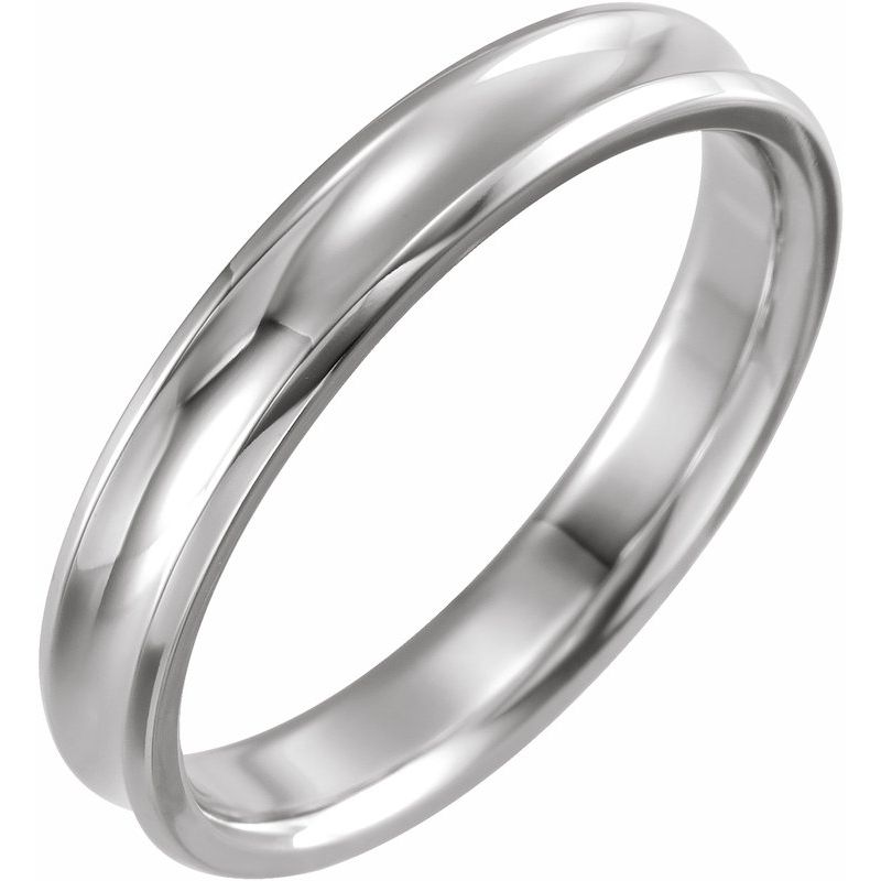 Beveled-Edge Concave Band