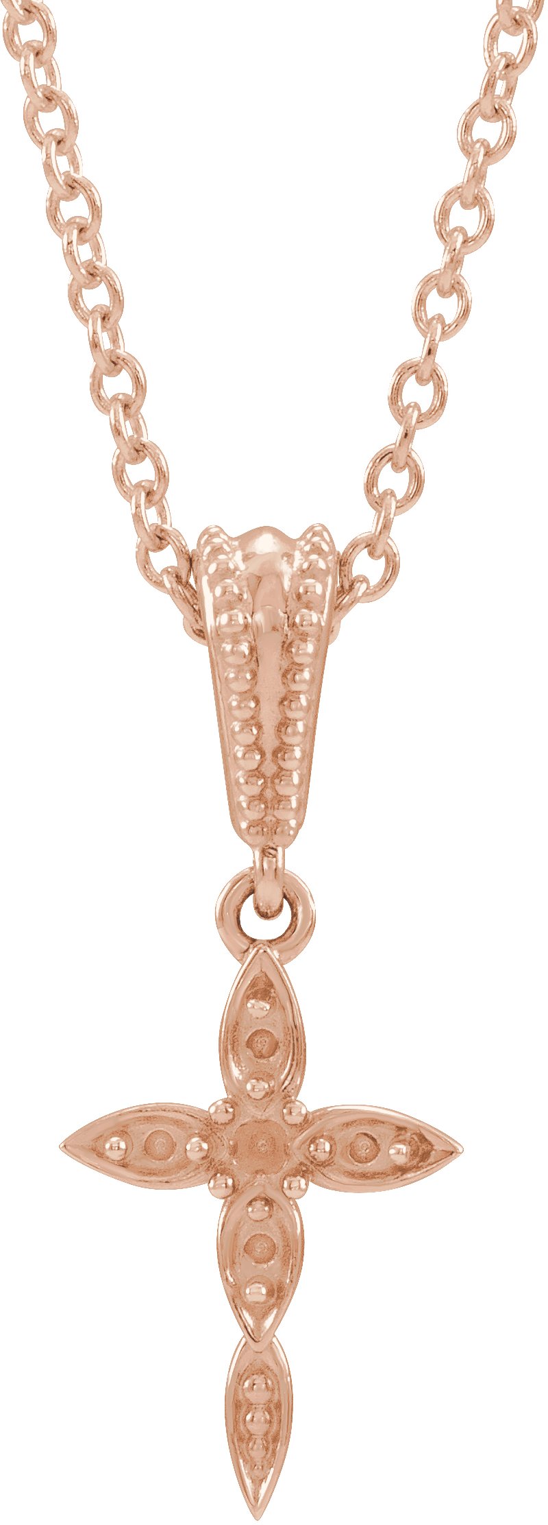 Vintage-Inspired Cross Necklace or Pendant