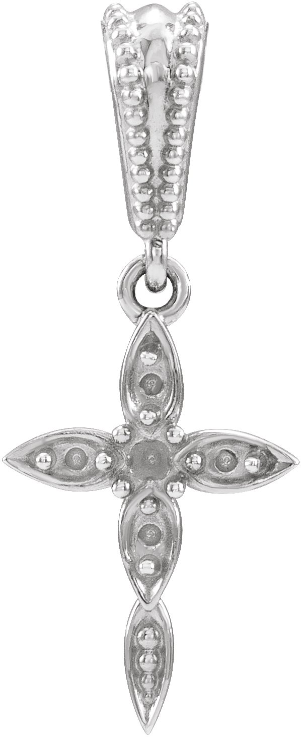 Vintage-Inspired Cross Necklace or Pendant