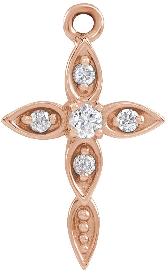 Accented Cross Dangle