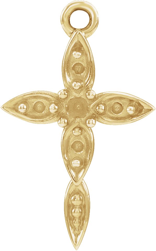 Accented Cross Dangle