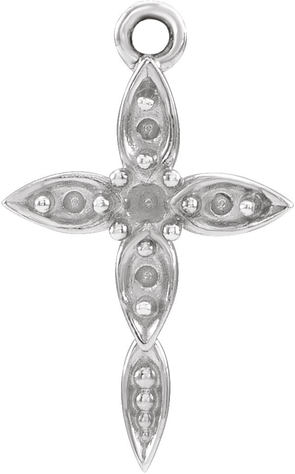 Accented Cross Dangle