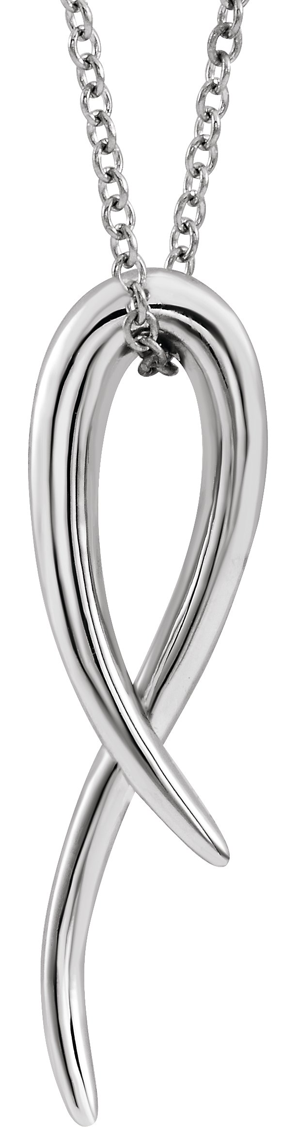 Sterling Silver Freeform 16-18" Necklace