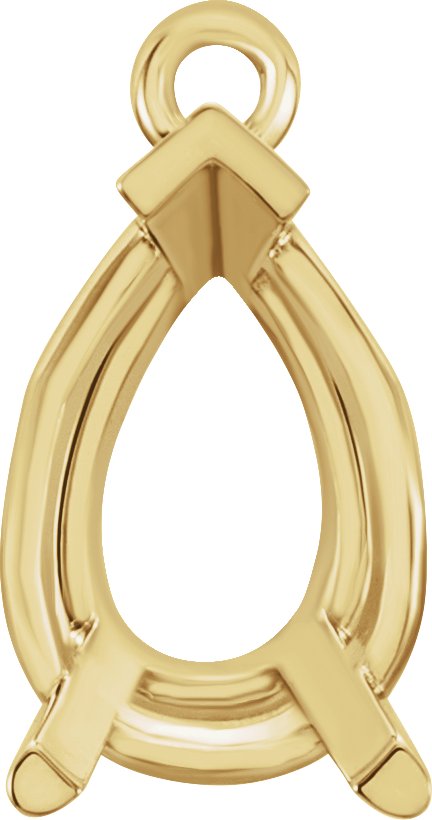 Round 4-Prong Basket Dangle