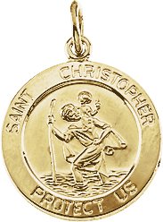St. Christopher Medal 15mm Ref 261145