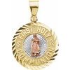 Tri Color First Holy Communion Medal 18mm Ref 987559