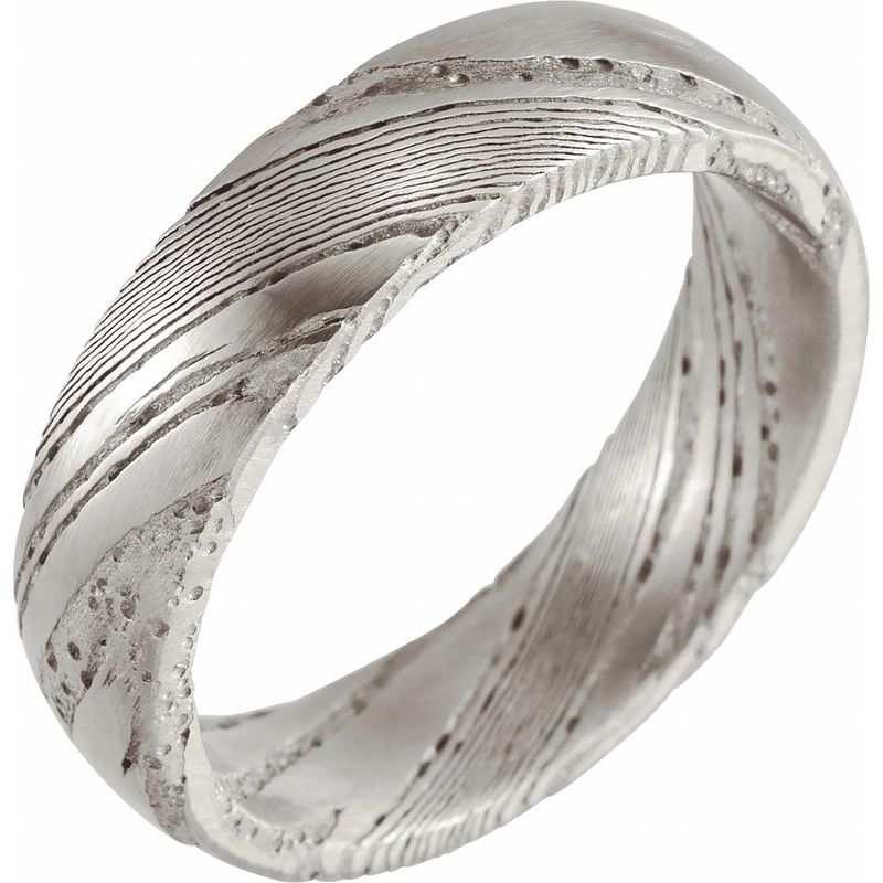 Damascus Comfort-Fit Flat Band