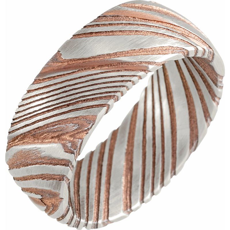 Damascus Comfort-Fit Flat Band