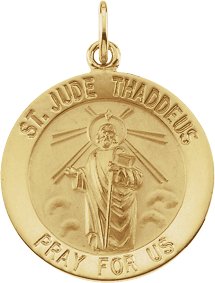 St. Jude Thaddeus Medal Necklace or Pendant