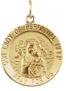 Our Lady of Perpetual Help Medal 18.25mm Ref 657001