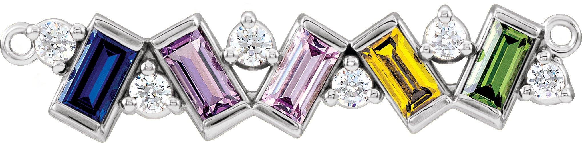 Family Bar Necklace or Center