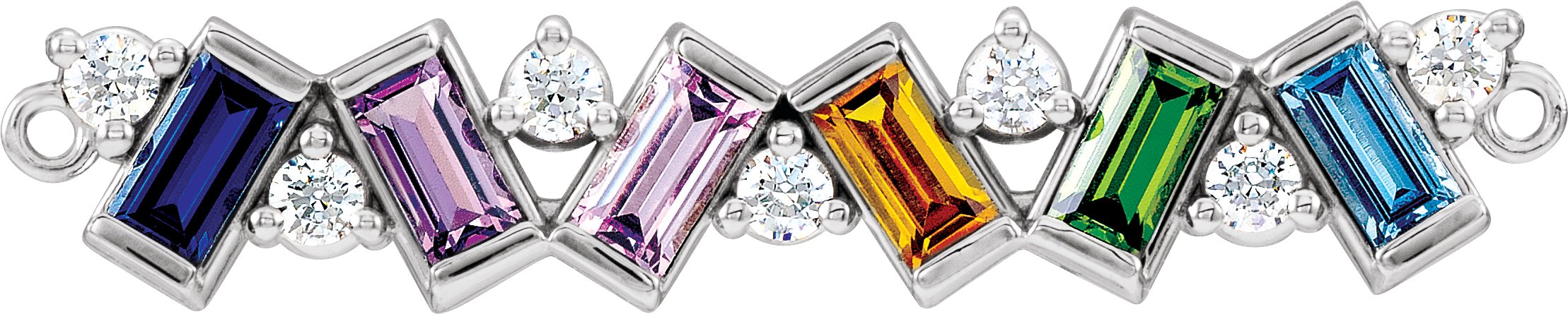 Family Bar Necklace or Center