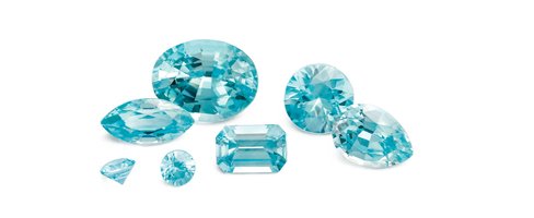 Blue Zircon gemstone