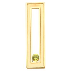 Accented Vertical Rectangle Pendant Mounting