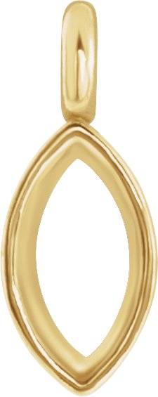 Bezel-Set Dangle