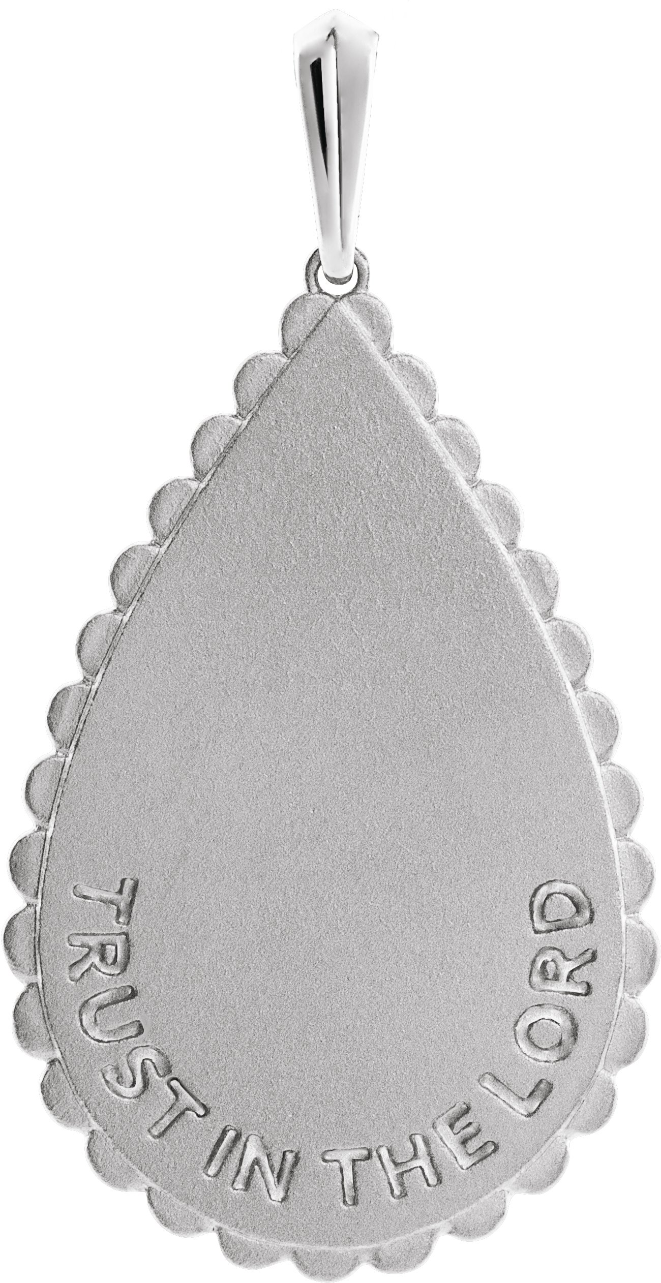 Sterling Silver Trust in The Lord Pendant 