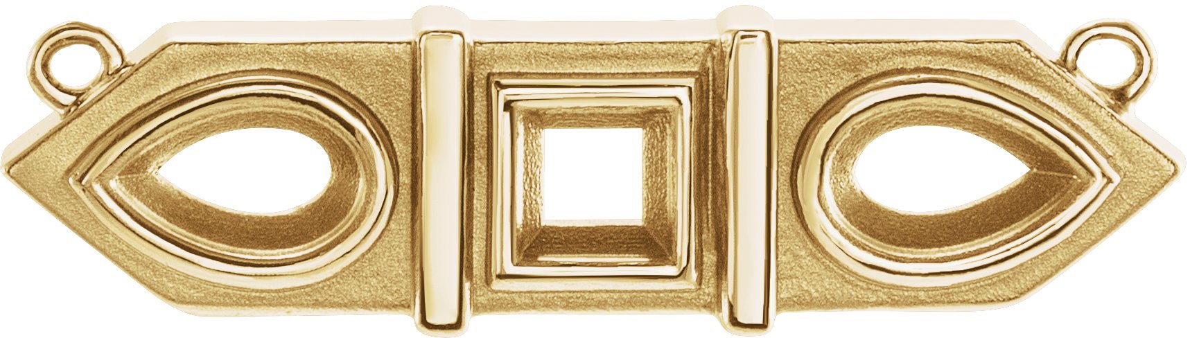 Geometric Bar Necklace or Center