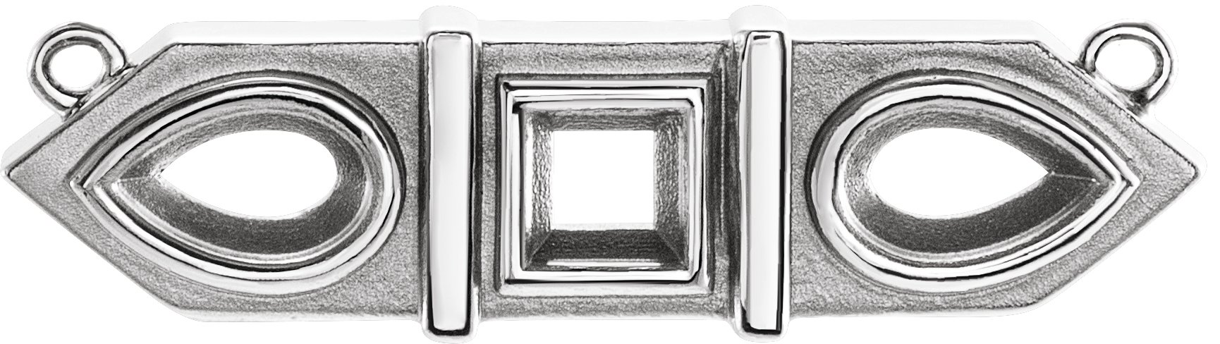 Geometric Bar Necklace or Center