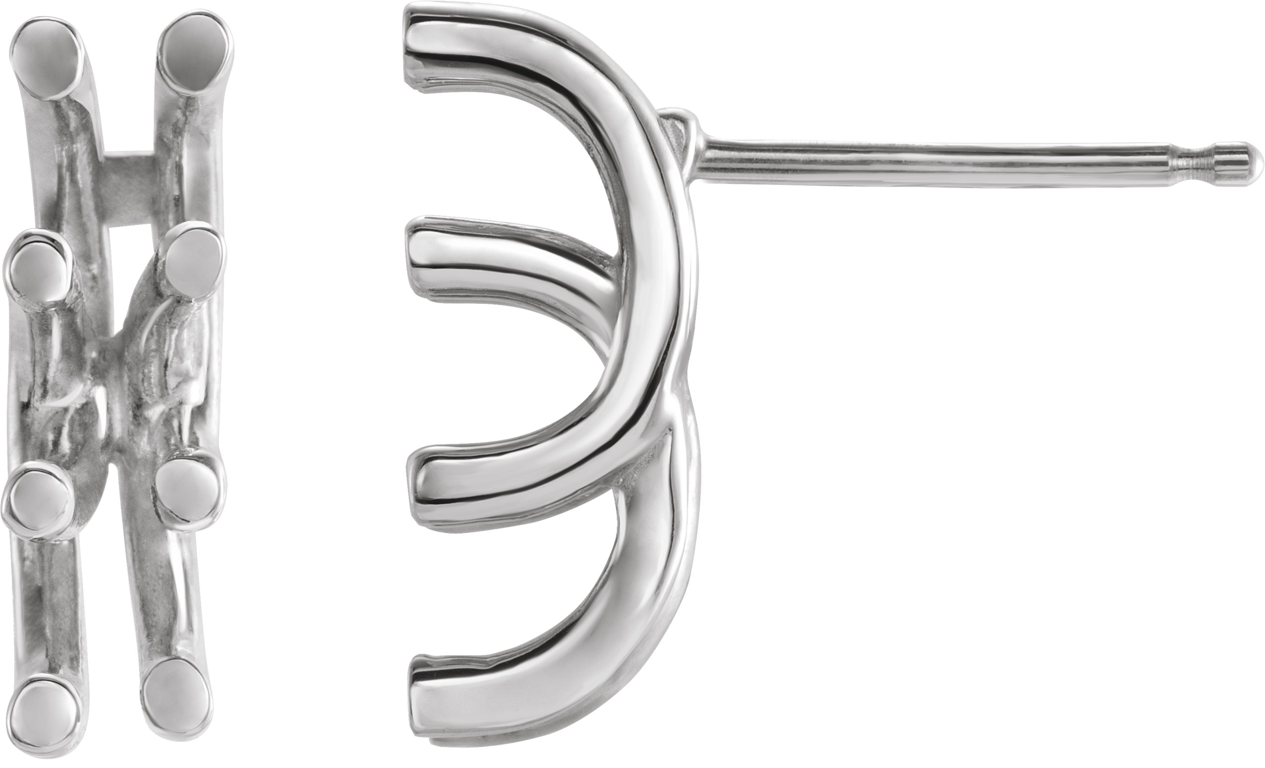 Three-Stone Earrings