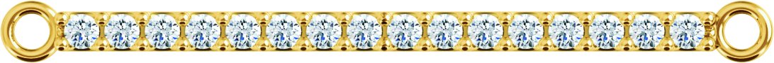 Accented Bar Bracelet Center