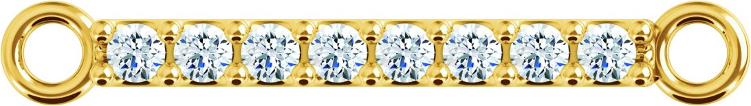 Accented Bar Bracelet Center