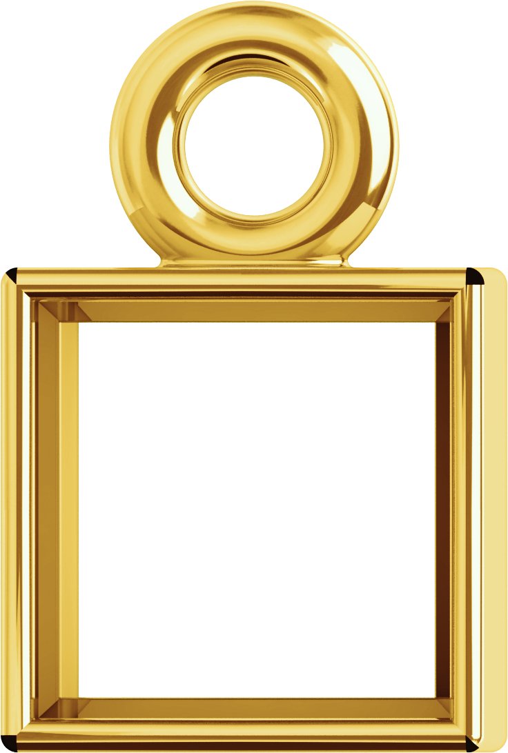 Bezel-Set Dangle
