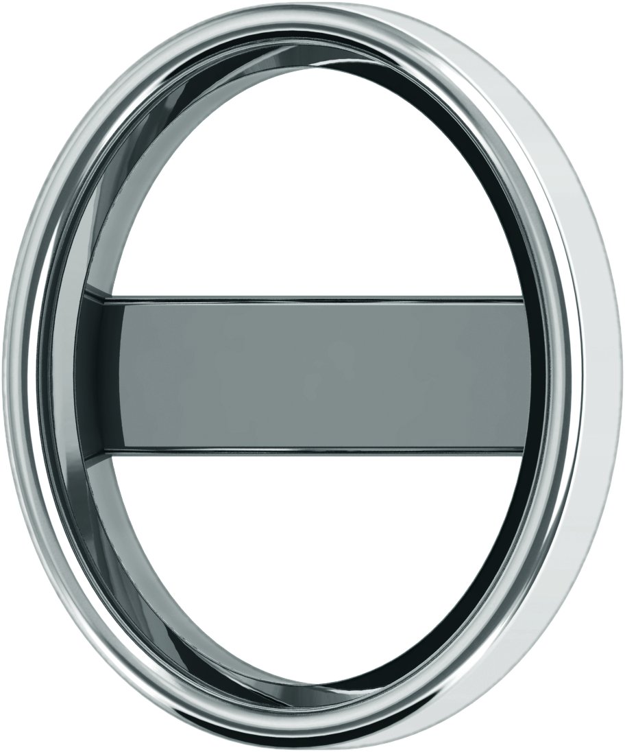 Oval Bezel-Set Earring Setting