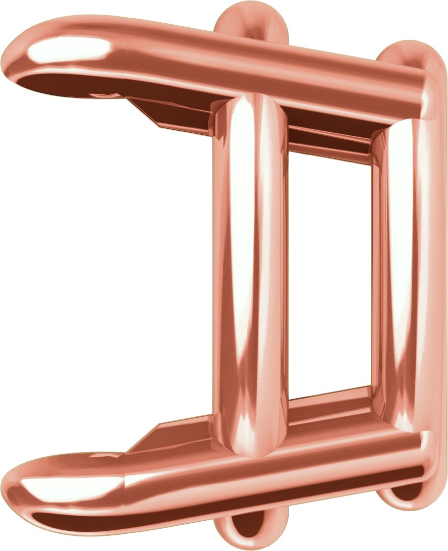 Pre-Notched Claw-Prong Earring Setting