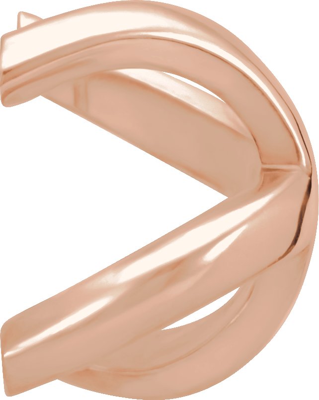 Round 4-Prong Twisted Earring Setting