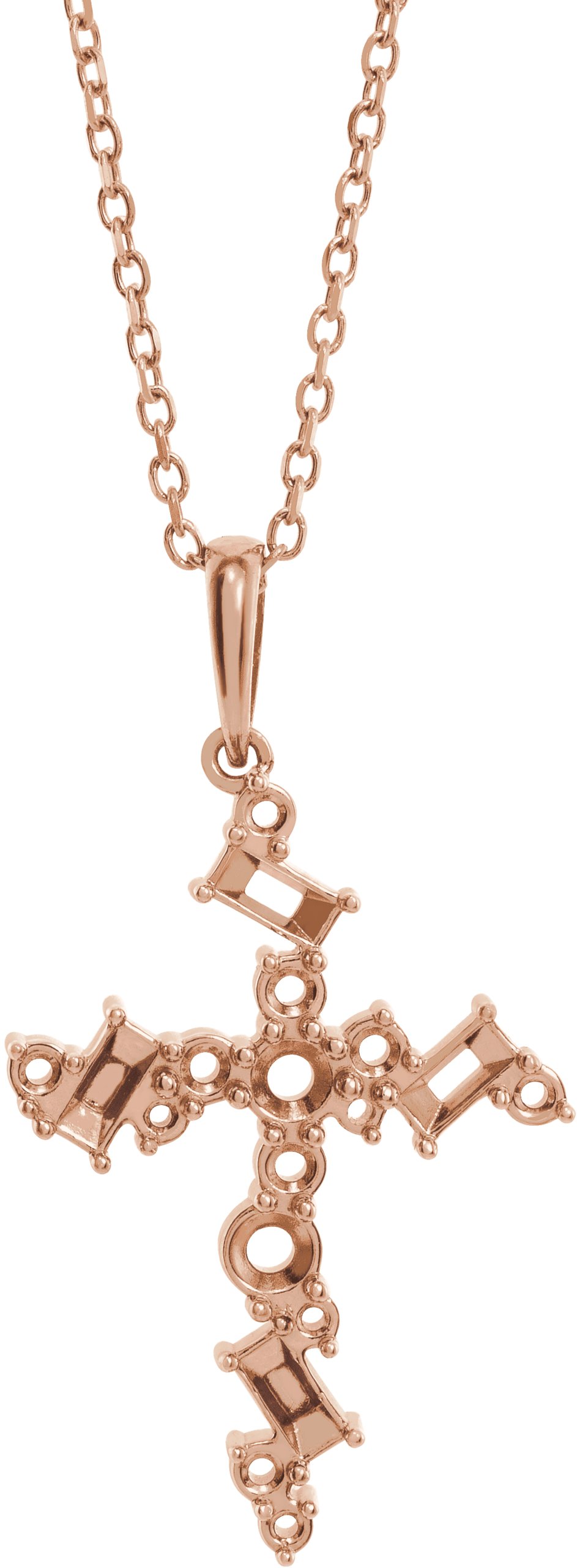 Scattered Cross Necklace or Pendant