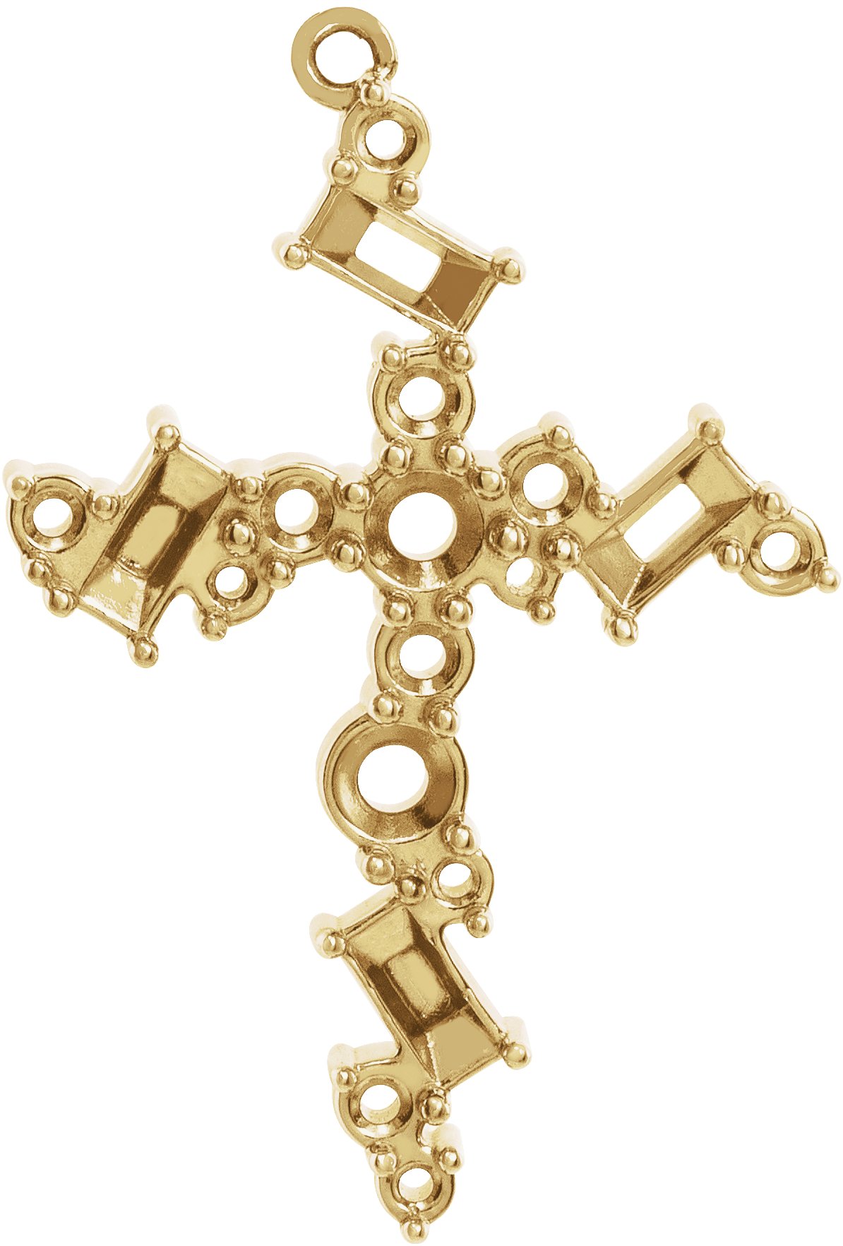 Accented Cross Dangle