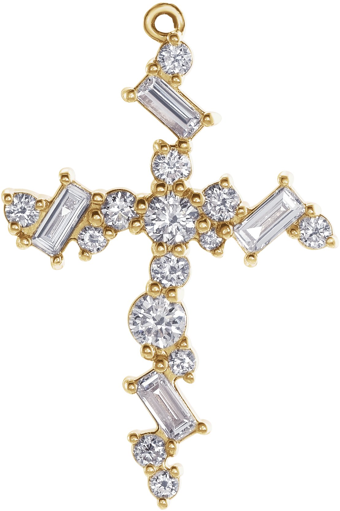 Accented Cross Dangle