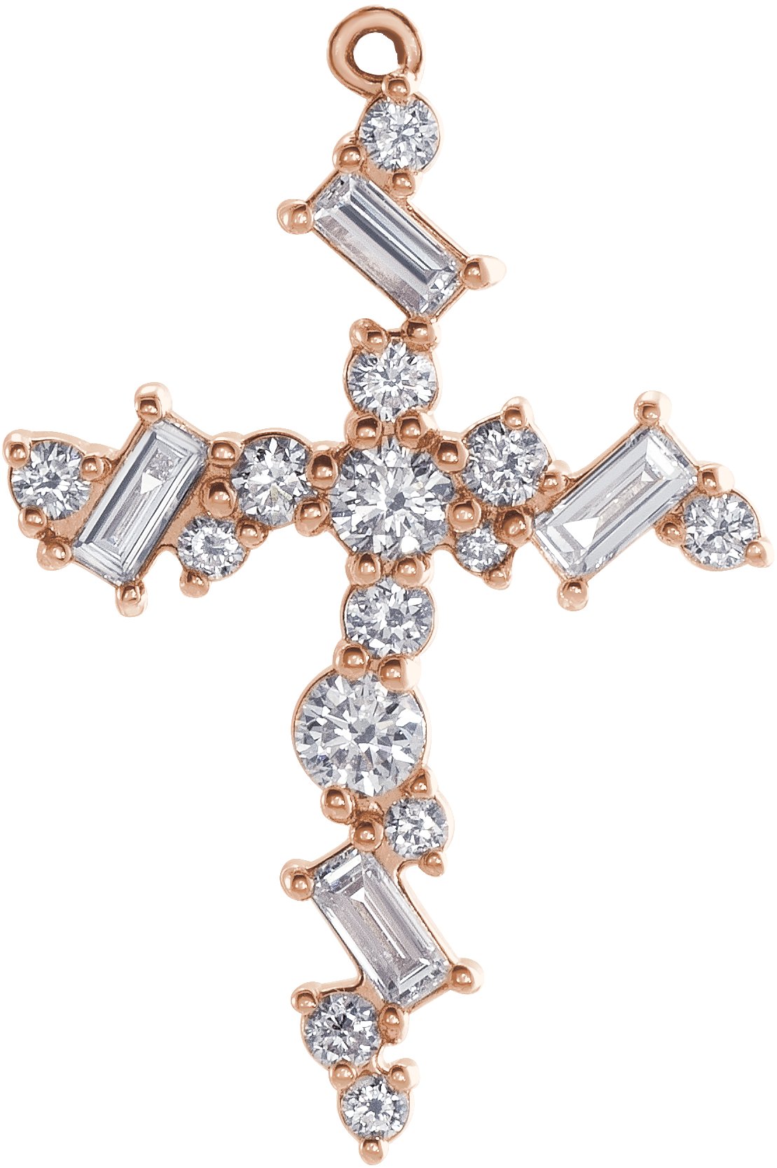 Accented Cross Dangle