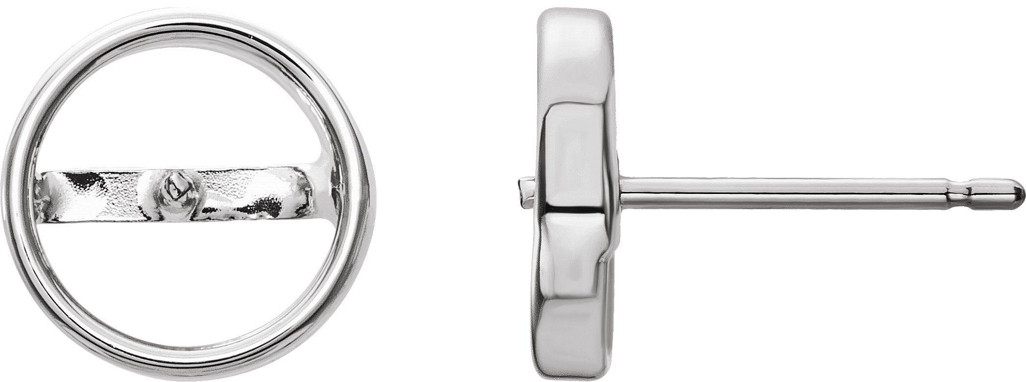 Stud Earring for Button Pearl