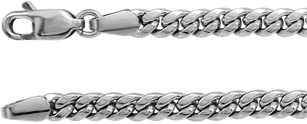 Sterling Silver 3.7 mm Miami Cuban Link 18 inch Chain with Lobster Clasp Ref CH108710000