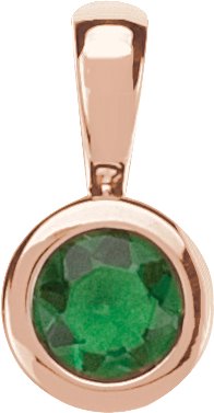 Round Filigree Back-Set Pendant Mounting