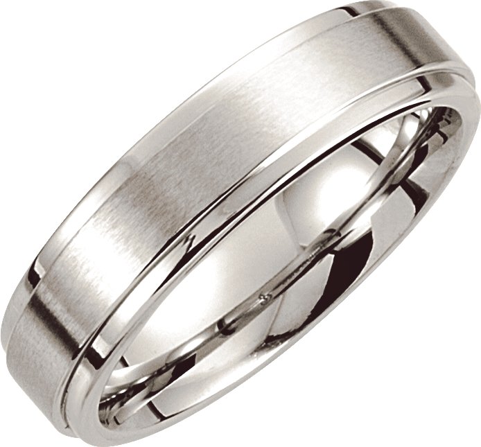 Wedding Bands | Cobalt Ridged Band 