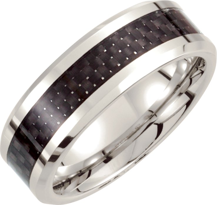 Wedding Bands | Cobalt Beveled-Edge Band