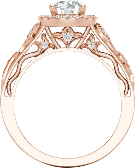 14K White 1/5 CTW Diamond 3-Station 18 Necklace