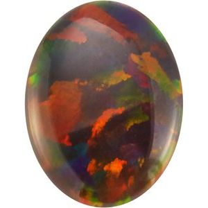 Oval Natural Gray Opal (Notable Gems)