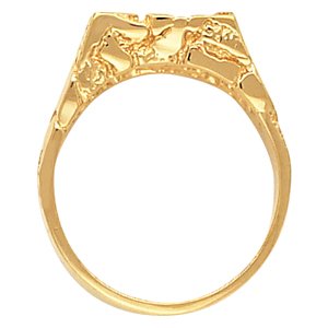 14K Yellow Nugget Ring