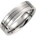 Titanium 6 mm Grooved Band Size 9