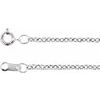 1.5mm Platinum Cable Chain 20 inch Ref 359255