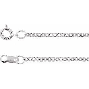 1.5mm Platinum Cable Chain 16 inch Ref 583799