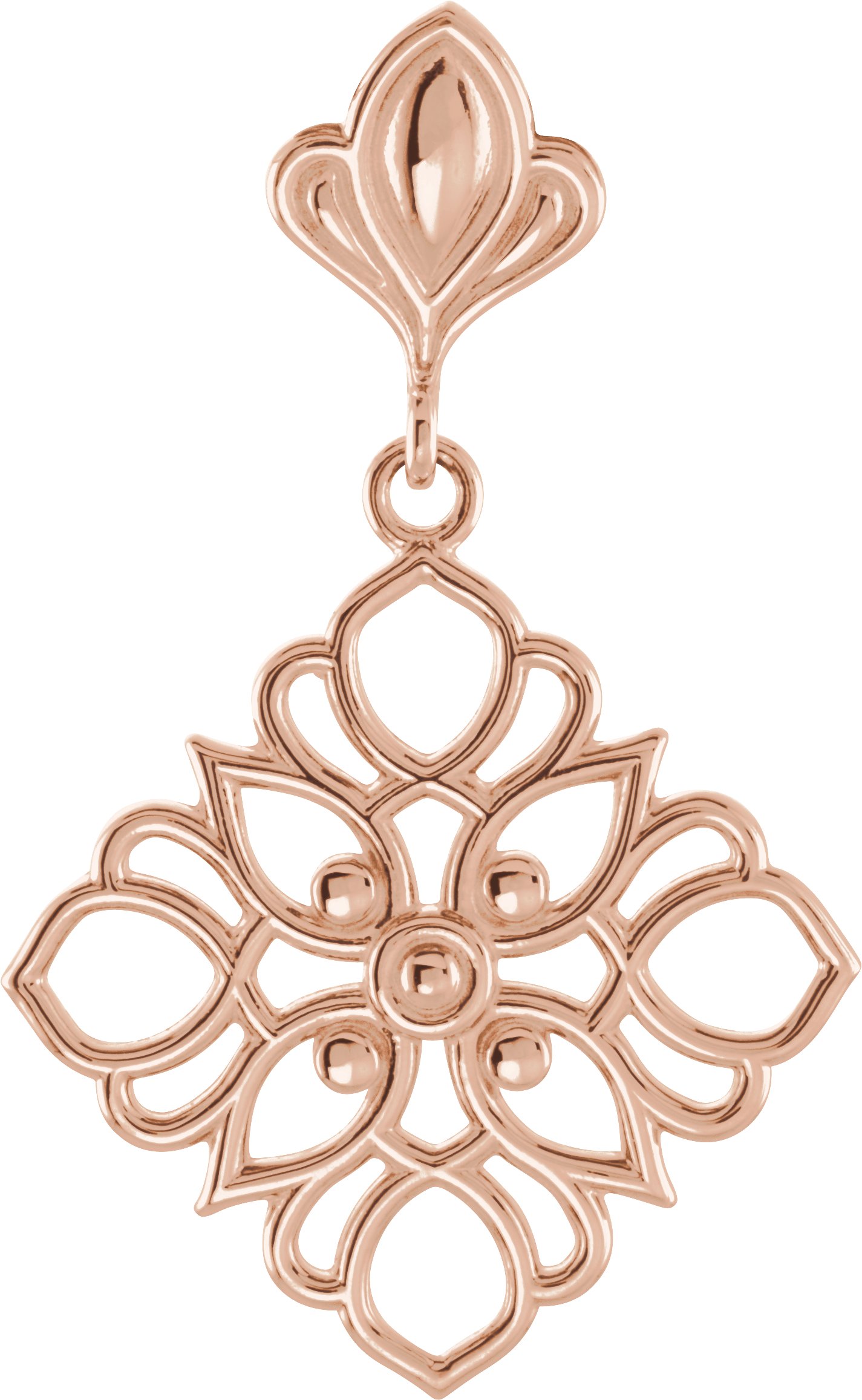 14K Rose Decorative Pendant Ref. 5451323