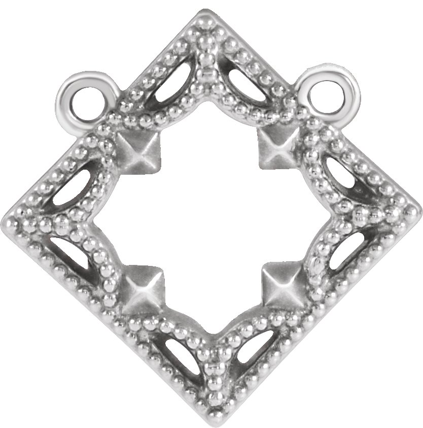 Vintage-Inspired Geometric Necklace or Center