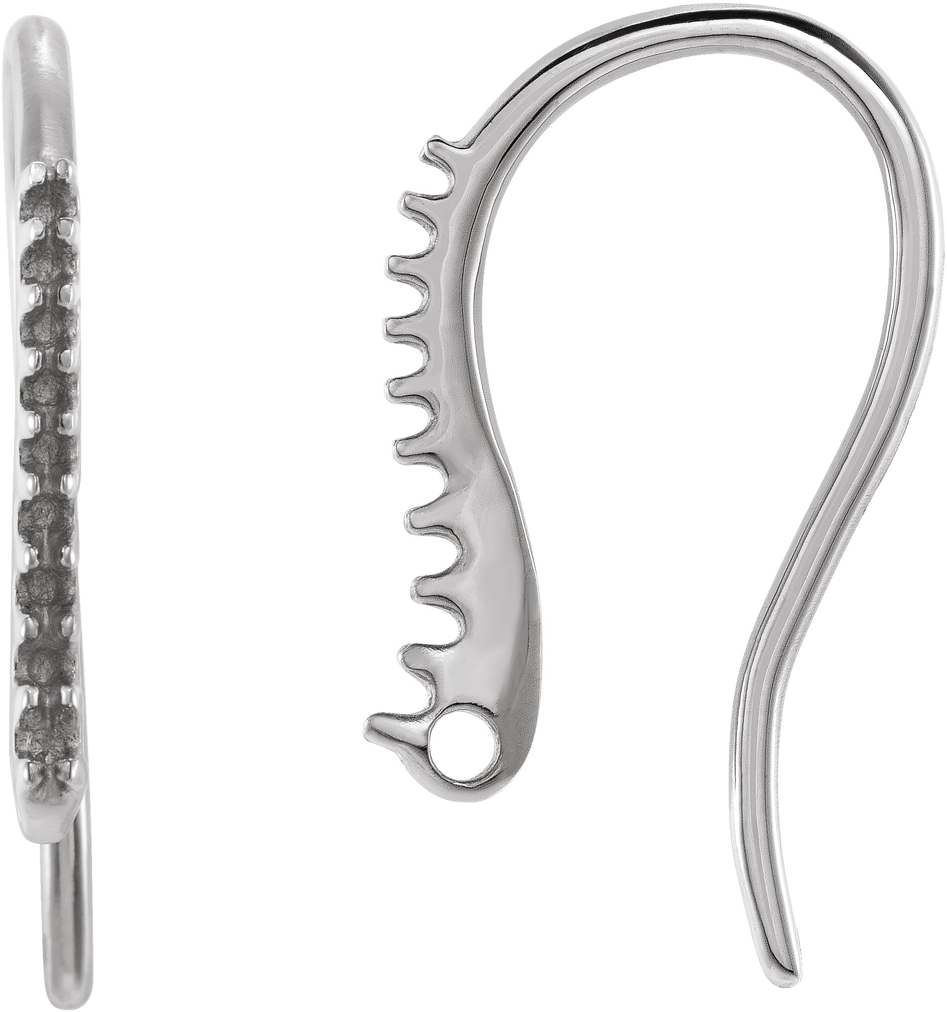Accented French Wire Earring Top