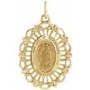 Our Lady of Guadalupe Medal 21.5 x 15mm Ref 575719
