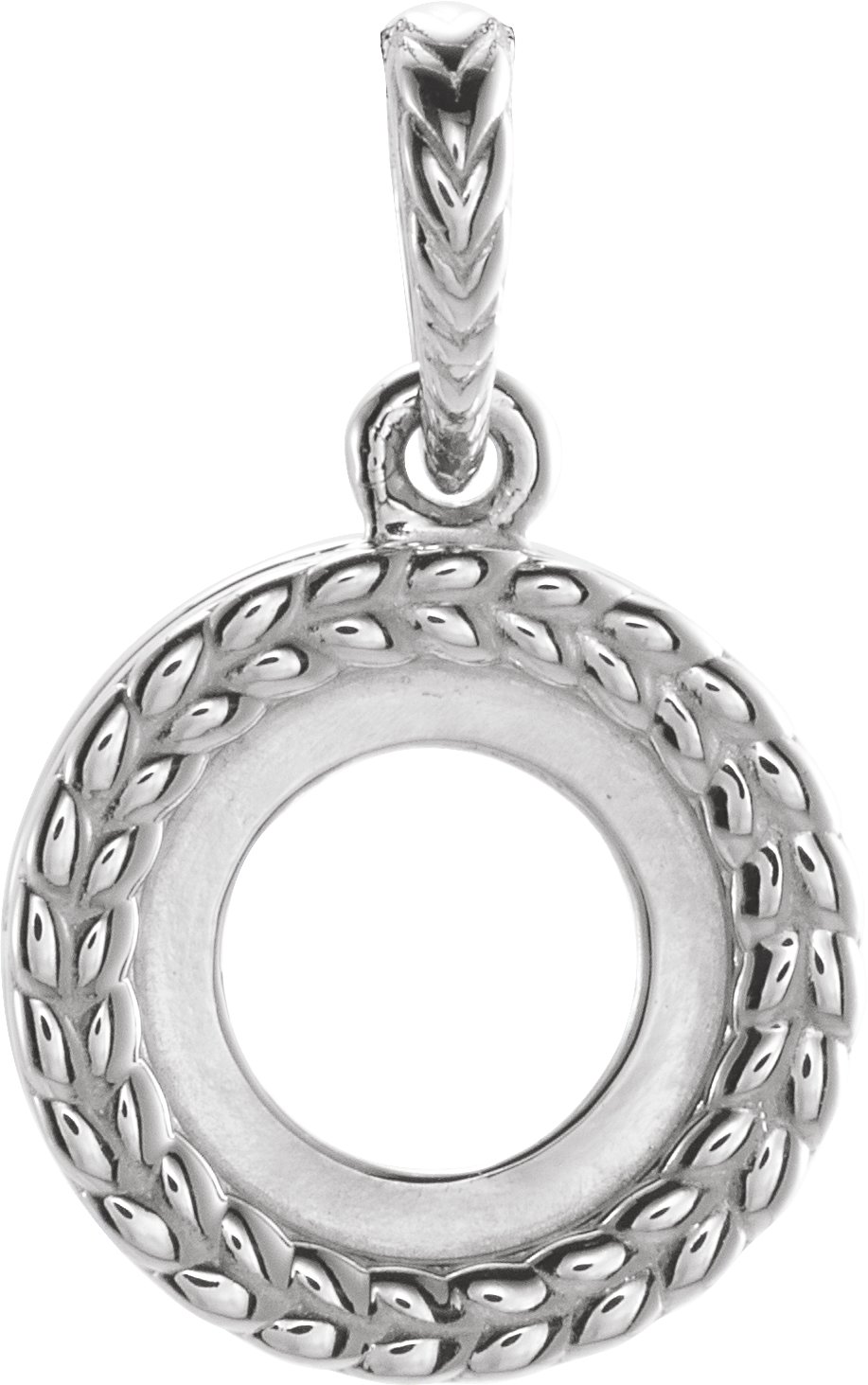 Leaf Cabochon Pendant