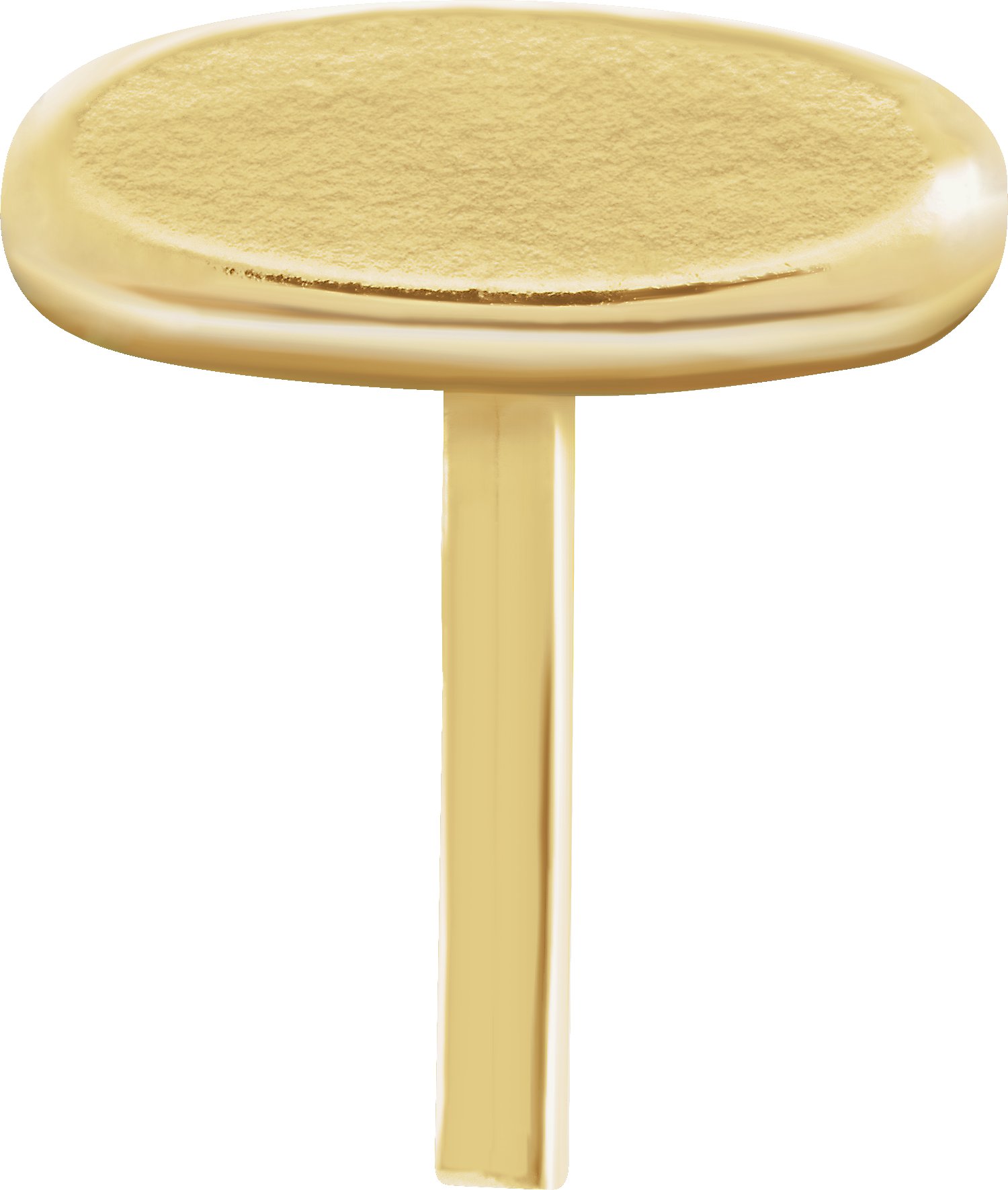 Oval Cuff Link Back